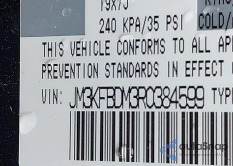 2024 Mazda Cx-5 2.5 S Premium из США, поврежденный, VIN JM3KFBDM3R0384599